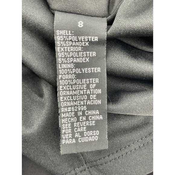 Scarlett Women's Black Sleeveless Cut Out Neck Party Cocktail Dress Size 8 - Picture 8 of 15